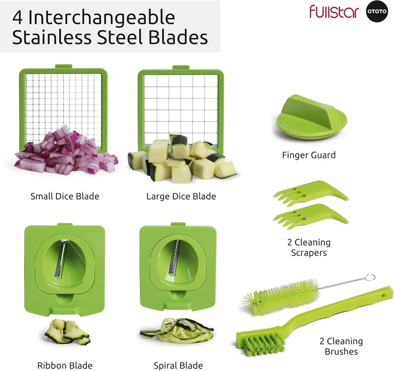 FULL STAR NEW X OTOTO Croc Chop Vegetable Chopper & Slicer - Multifunctional Food Chopper, Crocodile Onion Cutter, Cool Kitchen Gadgets & Housewarming Gifts - Image 3